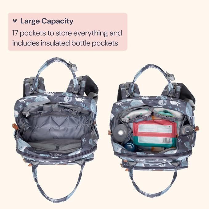BabbleRoo Diaper Bag Backpack - Image 3