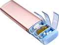 Vaydeer Metal Travel Pill Organizer, 7 Day Weekly Pill Box, Large Capacity by Vaydeer