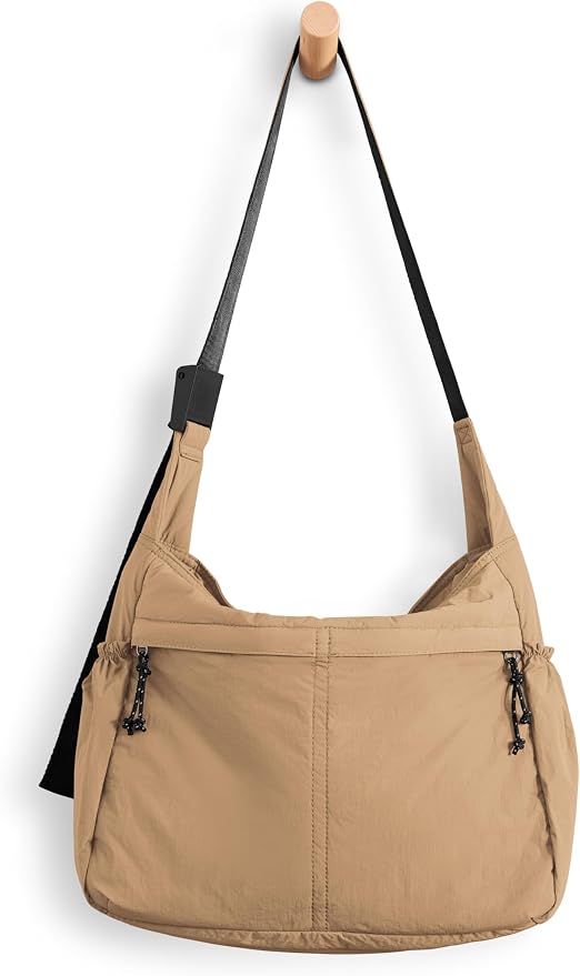ODODOS 20L Crossbody Tote Bag Large Capacity Lightweight Hobo Shoulder Sling by ODODOS