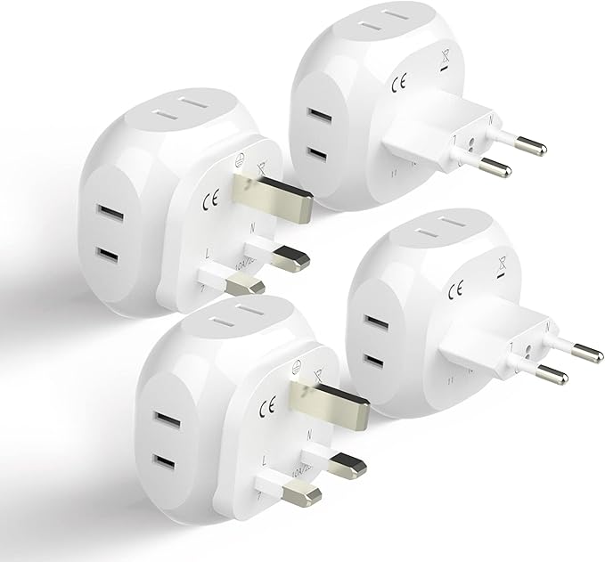 Ceptics Europe Travel Adapter Plug Set Schuko by Ceptics