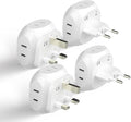 Ceptics Europe Travel Adapter Plug Set Schuko by Ceptics