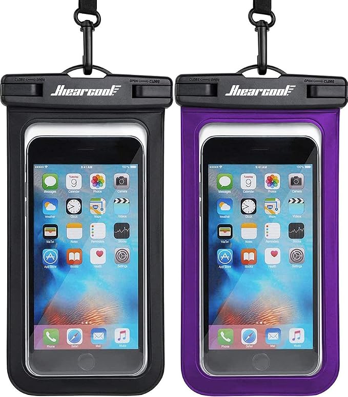 Hiearcool Universal Waterproof Phone Pouch Compatible by Hiearcool