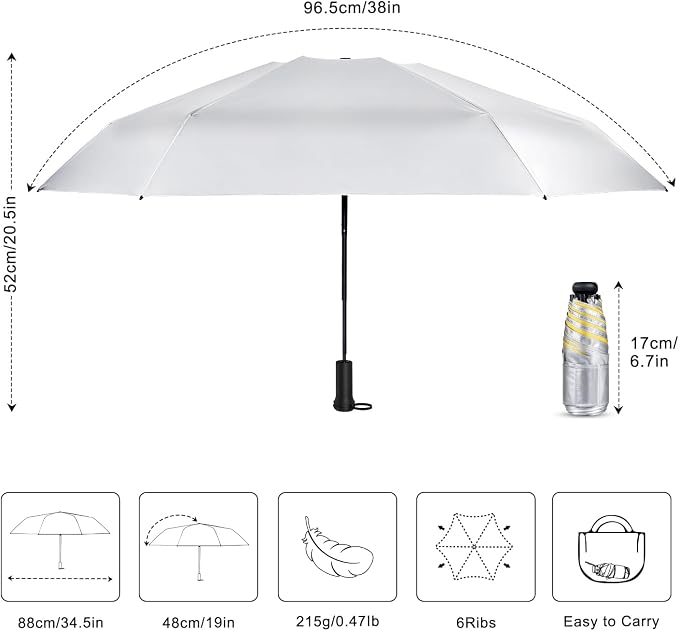 Mini Travel Umbrella - Image 6