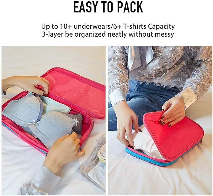 Bee Nesting Waterproof Compression Packing Cubes, Travel Packing organizers - Image 7