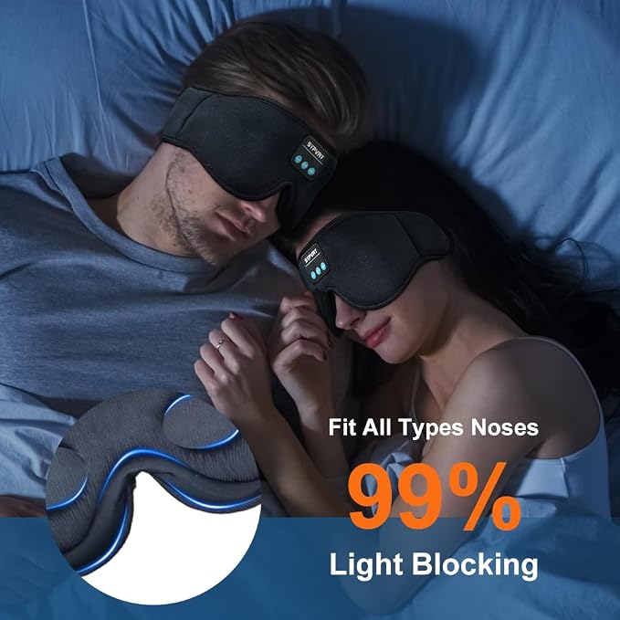 Bluetooth Sleep Mask Wireless Headphones 3D Bluetooth Eye Mask - Image 5
