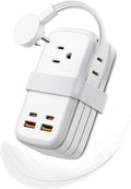 NTONPOWER GAN Ultra 65W USB Charging Station, 7 in 1 Travel Power Strip by NTONPOWER