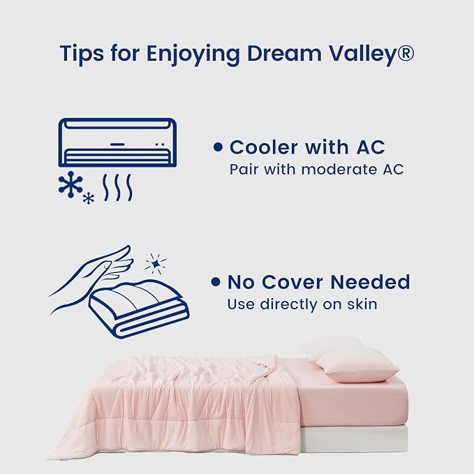 Dream Valley® Outlast® Deepsleep Cooling Comforter, Twin Size, NASA-Grade Space - Image 6