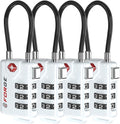 TSA Approved Cable Luggage Locks, Re-settable Combination by Forge