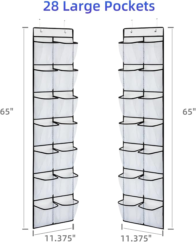 KEEPJOY Over the Door Shoe Organizer, Hanging Shoe Organizer - Image 2