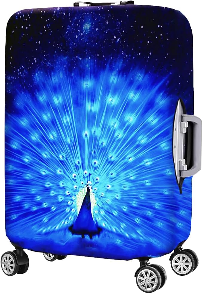 7-Mi Suitcase Cover 3D Print Design Travel Luggage Protector Trolley Case Cover by 7-Mi
