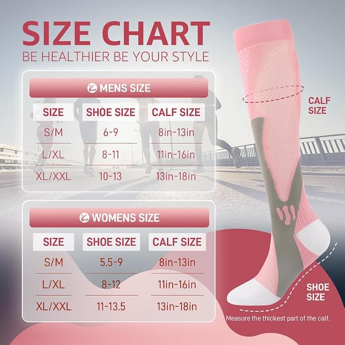 Kickticks 4 Pairs Compression Socks - Image 6