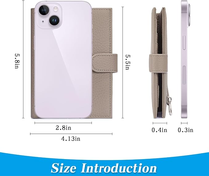 Passport Holder for Travel Women RFID Blocking Genuine Leather Passport Wallet - Image 5