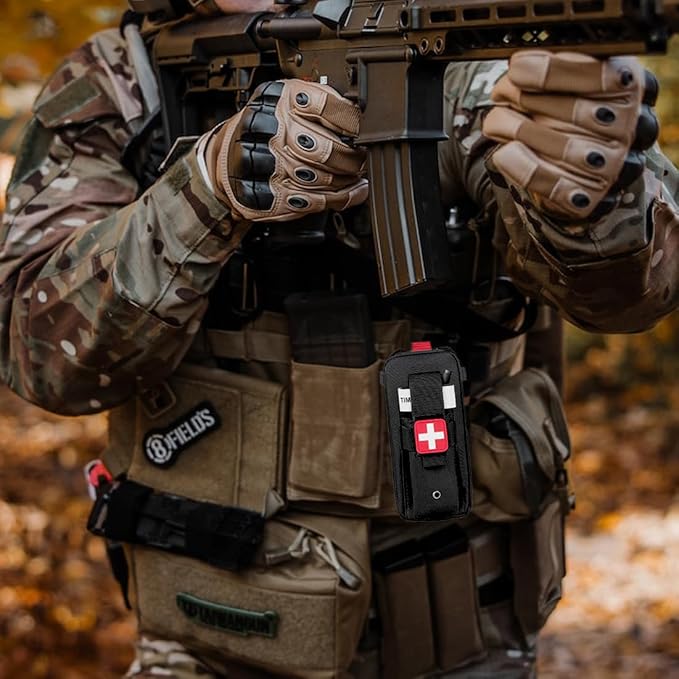 Tourniquet Pouch, Small Trauma Medical Kit Tactical First Aid - Image 2