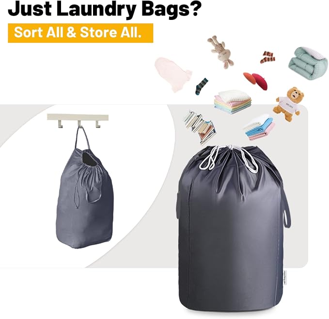 MCleanPin 140L Washable Laundry Bags - Image 4