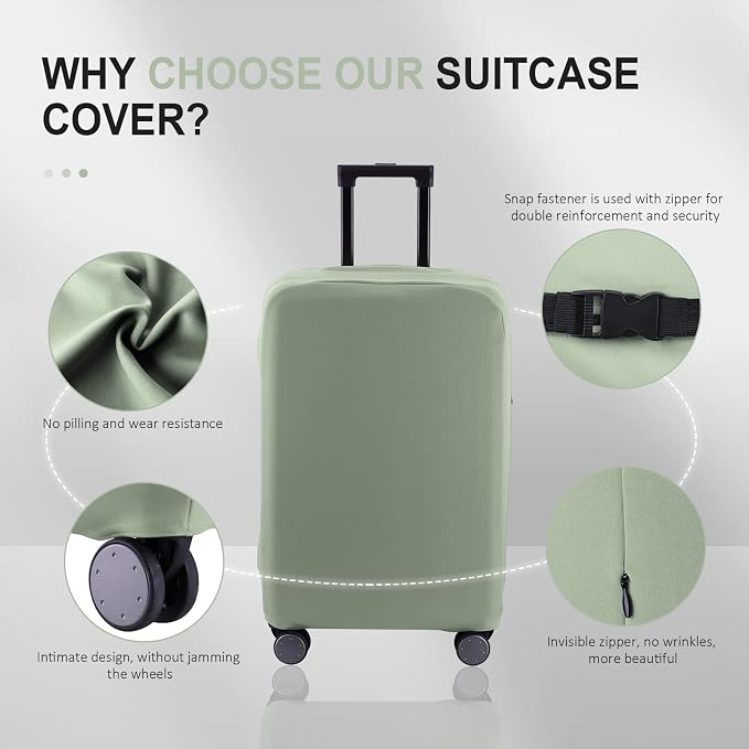 Travel Luggage Cover Suitcase Protector Scratch-Resistant Fit 19-31 Inch - Image 7