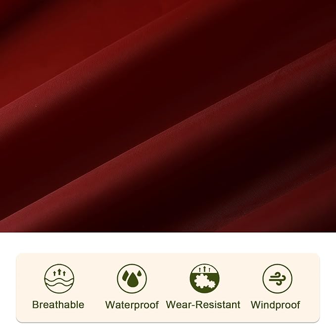 SaphiRose Rain Poncho Jacket Coat Hooded - Image 6