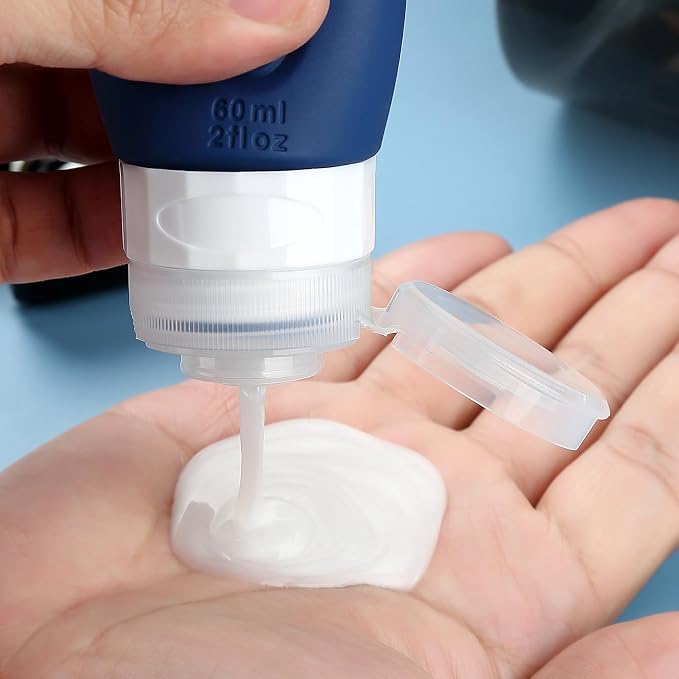 Travel Bottles for Toiletries, Tsa Approved 2oz Travel size Bottles, BPA Free - Image 4