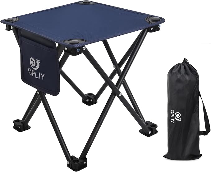 Opliy Camping Stool, Folding Small Chair Portable Camp Stool by Opliy