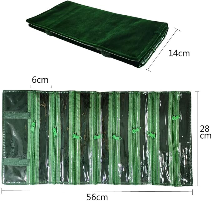 Travel Jewelry Roll Bag Portable Organizer Pouch - Image 5