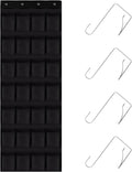 28 Mesh Pockets Hanging Shoe Organizer, Over the Door Shoe Organizer，Closet by Unknown