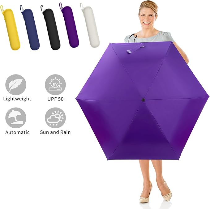 GAOYAING Compact Automatic Travel Umbrella - Image 5