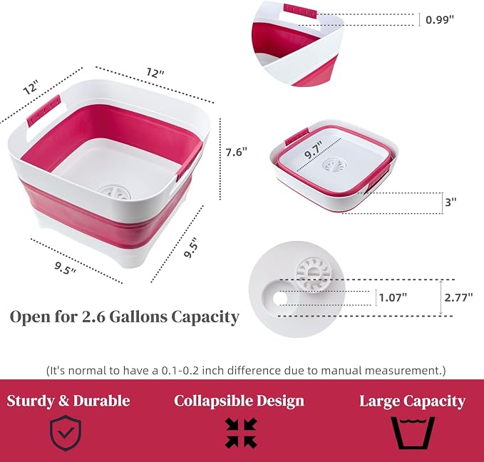 Collapsible Dish Basin, Wash Basin - Image 3