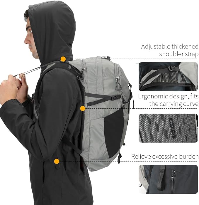 Hiking Hydration Backpack with 3l Water Bladder - Image 6