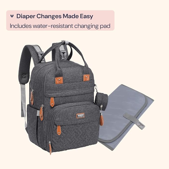 BabbleRoo Diaper Bag Backpack - Image 7