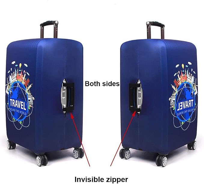 MosaiRudo Thicker Luggage Cover Elastic Suitcase Cover Protector Fits 18-32 - Image 5