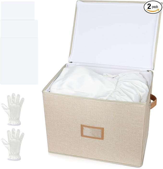 Lukeline Wedding Dress Storage Box, Wedding Dress Preservation Box by LuKeline
