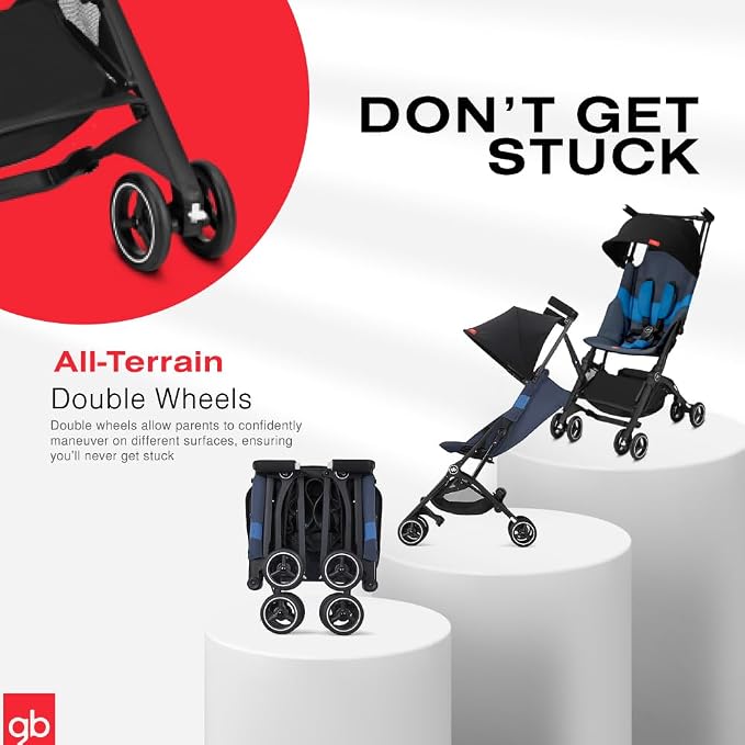 gb Pockit+ All-Terrain, Ultra Compact Lightweight Travel Stroller - Image 5