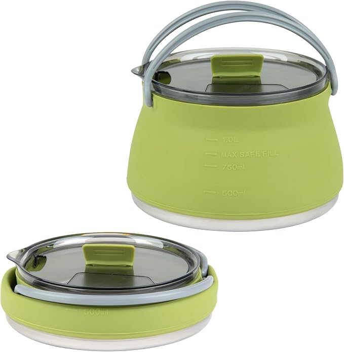Restaurantware-Hi Tek 1 Liter Collapsible Camping Kettle, 20 Portable Cook Pots - Image 2