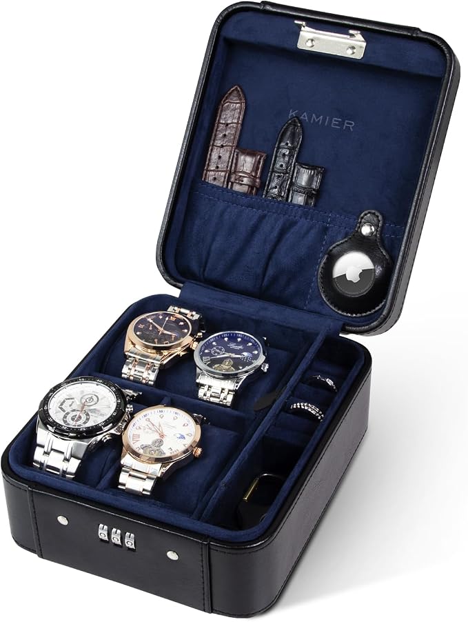 KAMIER Watch Case with Combination Lock by KAMIER