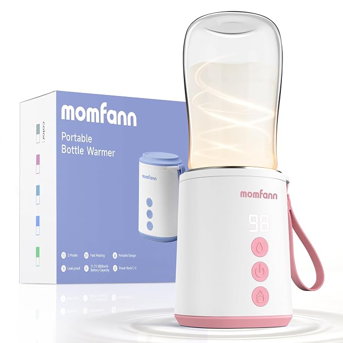 Portable Bottle Warmer, Travel Baby Bottle Warmer by momfann