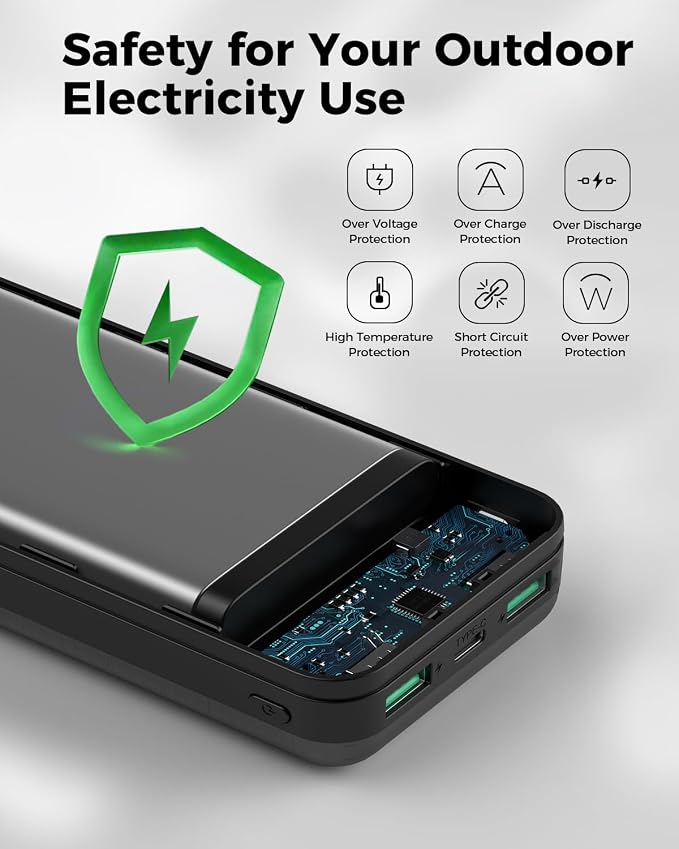 Portable Charger Power Bank 40000mAh Powerbank PD 30W and QC 4.0 Fast Charging - Image 7