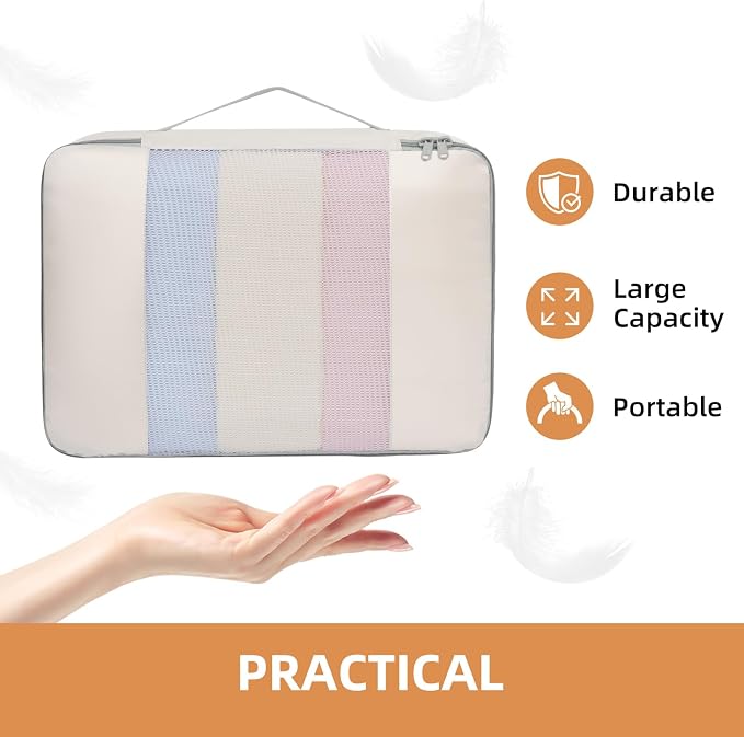 BAGAIL 6 Set/8 Set/10 Set Packing Cubes Various Sizes Packing Organizer - Image 7