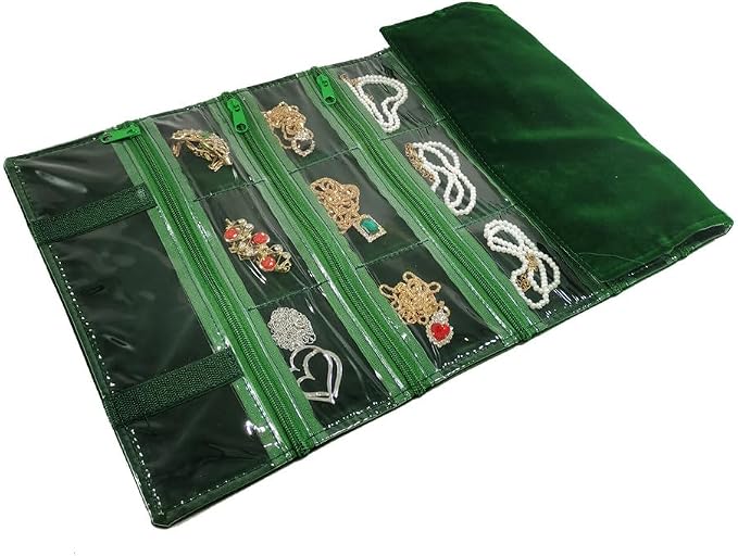 Travel Jewelry Roll Bag Portable Organizer Pouch - Image 7