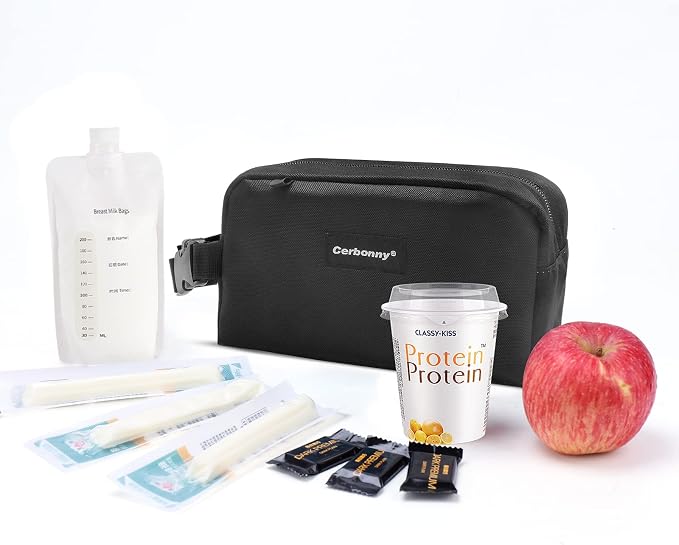 Freezable Lunch Bag, Freezable Snack Bag, Mini Cooler Bag - Image 5