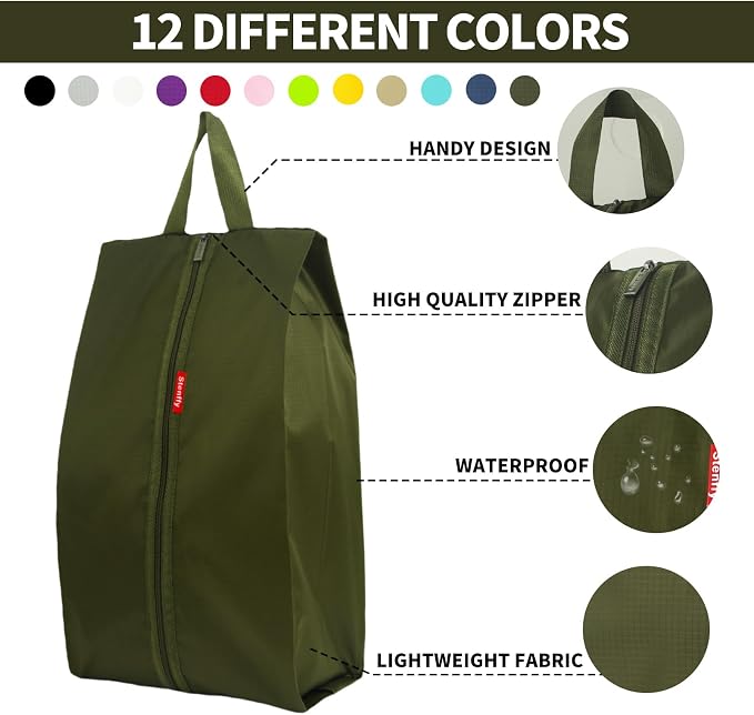 6pcs Portable Shoe Organizer, Travel Pouches - Image 4