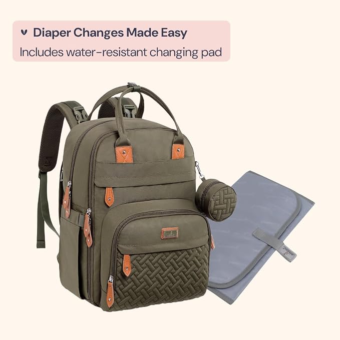 BabbleRoo Diaper Bag Backpack - Image 7