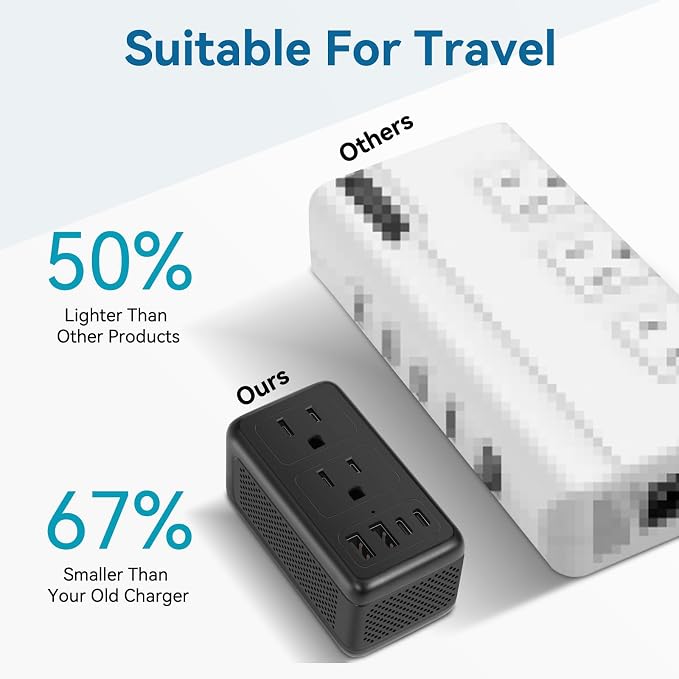 Upgraded 2000W 220V to 110V Voltage Converter US to Europe Travel Adapter - Image 6