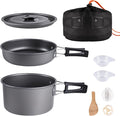 aiGear Camping Cookware Mess Kit, Non-Stick Camping Pan Pot Kettle, Lightweight by aiGear