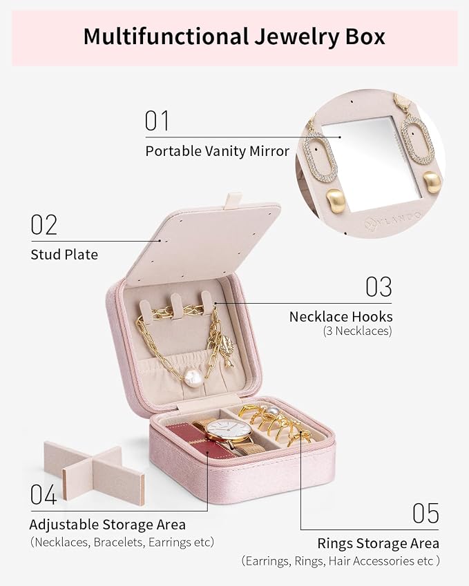 Vlando Preppy Stuff Jewelry Holder Organizer, Preppy School Supplies - Image 4