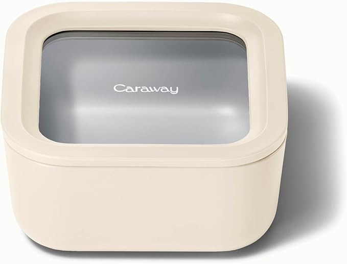 Caraway Glass 4.4 Cup Food Container by Caraway