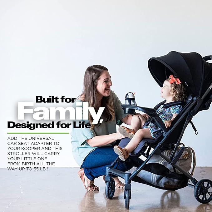 Joovy Kooper Lightweight Baby Stroller Featuring Removable, Swing-Open Tray - Image 5