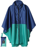 SaphiRose Unisex Rain Poncho Raincoat Hooded by SaphiRose