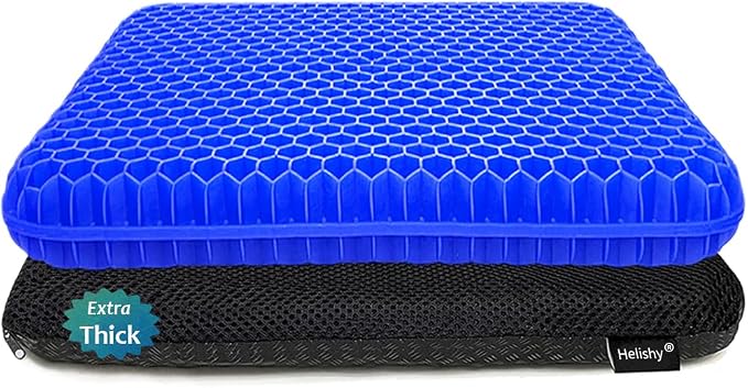 Gel Seat Cushion, Office Seat Cushion Chair Pads by Helishy