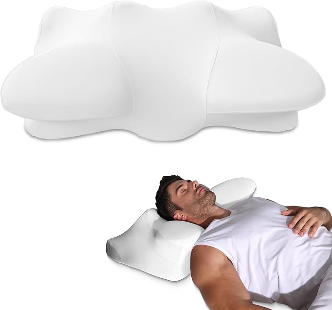 Dual-Height Cervical Neck Pillow by Unknown