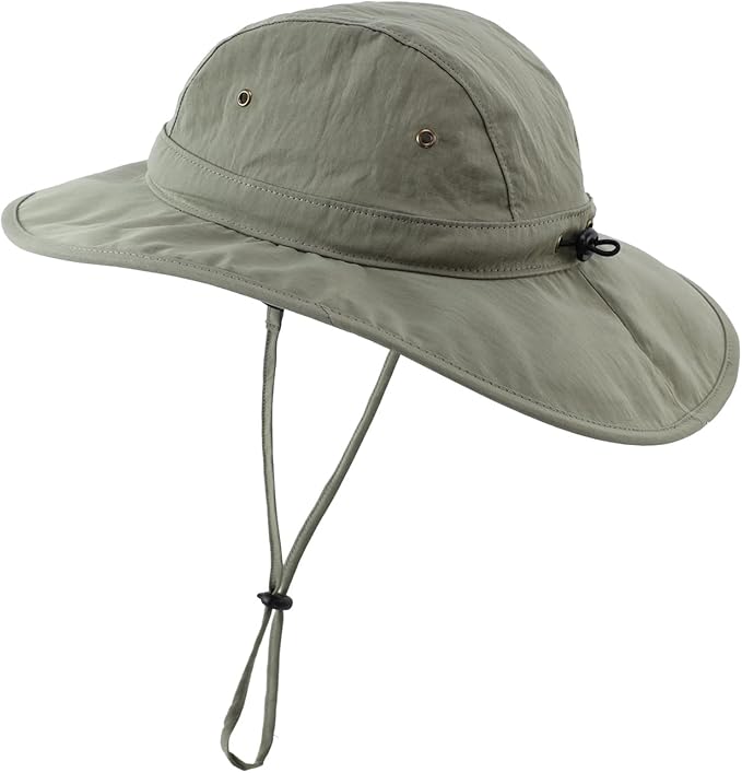 Home Prefer Summer UPF 50+ Men's Bucket Sun Hat Wide Brim Fishing Hat Safari Hat - Image 4