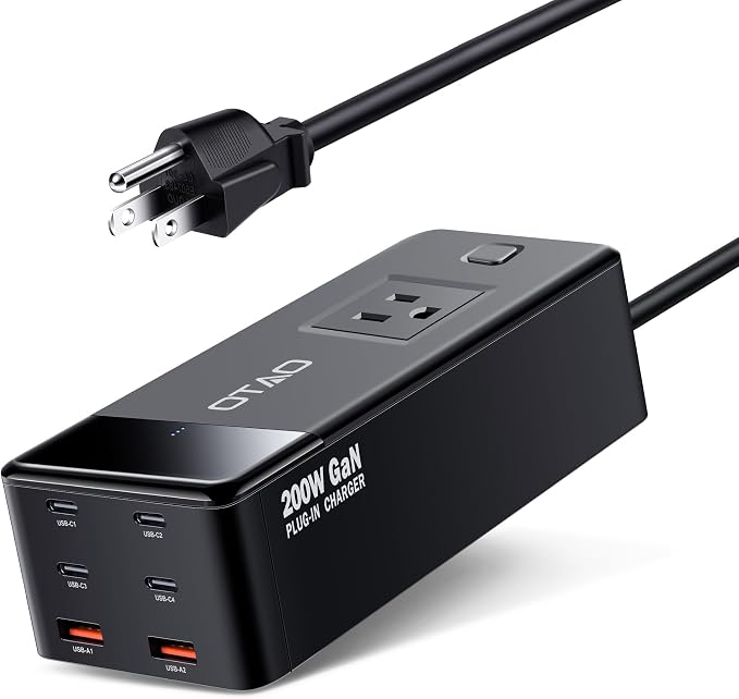 200W Power Station, 7-in-1 GaN Fasting Charging Station USB C Charger Power - Image 9